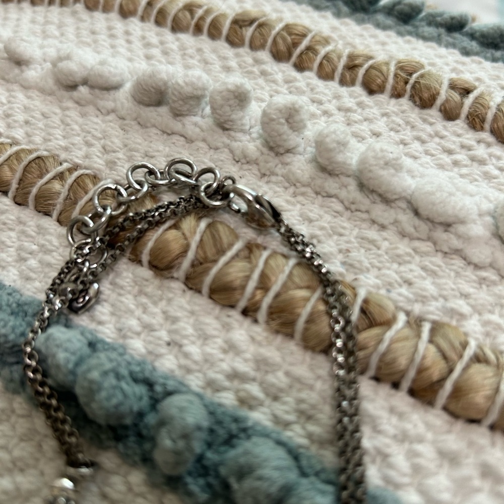 Beautiful unique hand painted bead necklace vintage one of a kind - Picture 5 of 6